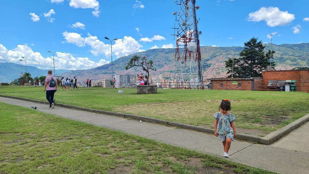 viewpoint of Medellin in Pueblito Paisa