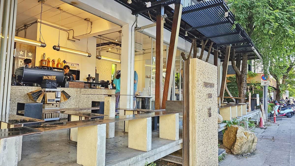 Roast8try Lab cafe in Chiang Mai Thailand