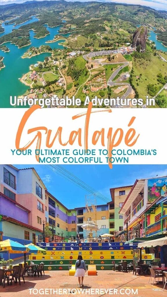 Guatape things to do Pin for Pinterest