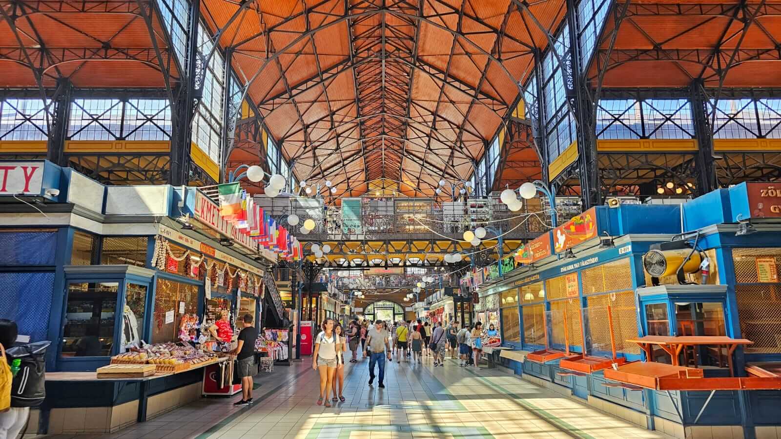 budapest Market Hall shopping
