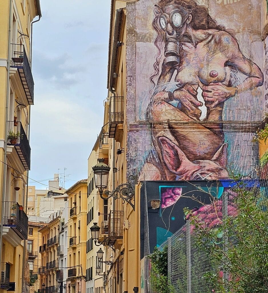 El Carmen neighborhood and street art in Valencia